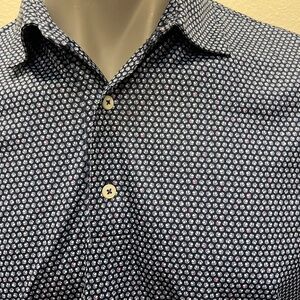 Greg Norman ML75 Printed Stretch Golf Polo